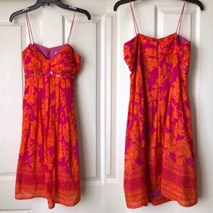 Eliza J Floral Beaded Dress